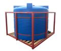 Пластиковые бочки в металлической обрешетке, кассеты для перевозки воды от 500 до 10 000 литров